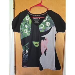 Kids Wicked Shirt  -Youth 2XL Black with Witch Faces